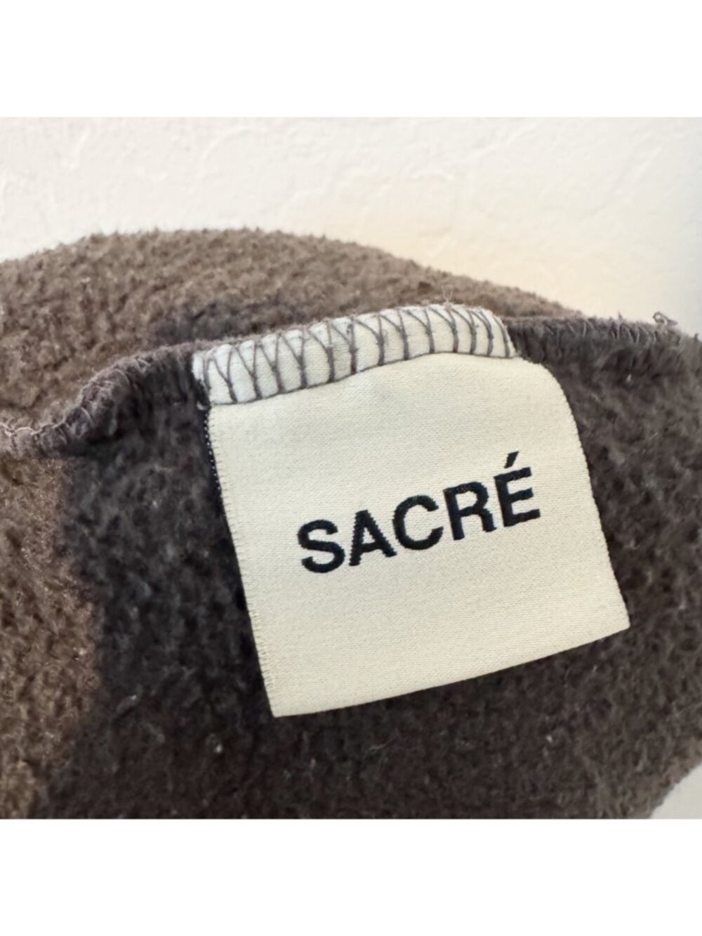 Sacre High Rise Pull On Elastic Waist Loungewear Sweat Shorts Casual Gray Large - Picture 6 of 8